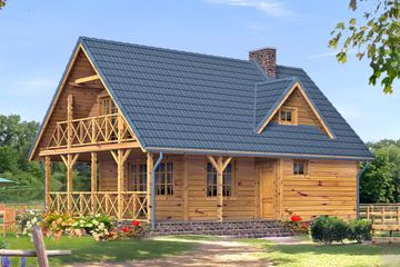  Projekt domu Takt dr-S (BSA1434) - projekt domu parterowego z poddaszem - Zdjęcie 1