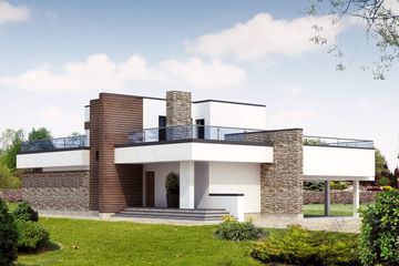  Projekt domu Horus (BSA1465) - projekt domu z pełnym piętrem - Zdjęcie 1