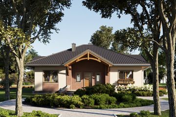  Projekt domu Sonatina (1018) (KRD1937) - projekt domu parterowego - Zdjęcie 2