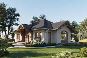  Projekt domu Sonatina (1018) (KRD1937) - projekt domu parterowego - Zdjęcie 3