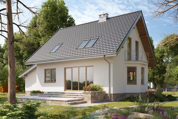  Projekt domu Fiona Rex (1049) (KRD1944) - projekt domu parterowego z poddaszem - Zdjęcie 2