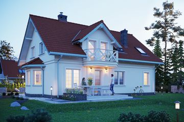  Projekt domu Gala Lux (1008) (KRD1966) - projekt domu parterowego z poddaszem - Zdjęcie 2