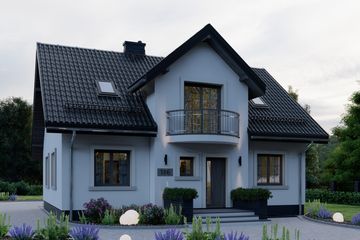  Projekt domu APS 186 (LUA1240) - projekt domu parterowego z poddaszem - Zdjęcie 3