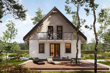  Projekt domu Sambor (1063) (KRD1971) - projekt domu parterowego z poddaszem - Zdjęcie 2