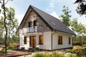  Projekt domu Sambor (1063) (KRD1971) - projekt domu parterowego z poddaszem - Zdjęcie 3