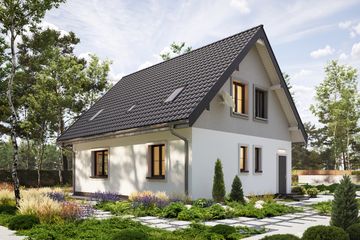  Projekt domu Sambor (1063) (KRD1971) - projekt domu parterowego z poddaszem - Zdjęcie 4