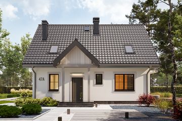  Projekt domu Sambor (1063) (KRD1971) - projekt domu parterowego z poddaszem - Zdjęcie 6