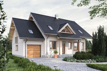  Projekt domu Maja Bona (1078) (KRD1982) - projekt domu parterowego z poddaszem - Zdjęcie 3
