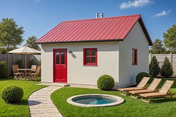  Projekt budynku gospodarczego G2 - Budynek gospodarczy (PRA1001) - projekt budynku parterowego - Zdjęcie 1