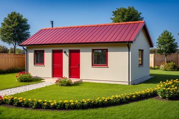  Projekt budynku gospodarczego G5 - Budynek gospodarczy (PRA1004) - projekt budynku parterowego - Zdjęcie 1