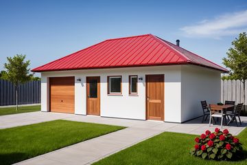  Projekt budynku gospodarczego G9 - Budynek gospodarczy (PRA1008) - projekt budynku parterowego - Zdjęcie 1