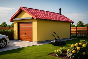  Projekt garażu G11 - Budynek garażowy (PRA1010) - projekt garażu parterowego - Zdjęcie 1