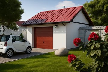  Projekt garażu G13 - Budynek garażowy (PRA1012) - projekt garażu parterowego - Zdjęcie 1