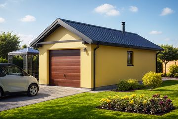  Projekt garażu G15 - Budynek garażowo - gospodarczy (PRA1014) - projekt garażu parterowego - Zdjęcie 1