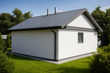  Projekt garażu G17 - Budynek garażowo - gospodarczy (PRA1016) - projekt garażu parterowego - Zdjęcie 2