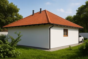  Projekt garażu G19 - Budynek garażowo - gospodarczy (PRA1018) - projekt garażu parterowego - Zdjęcie 2