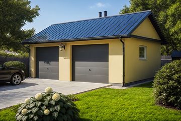  Projekt garażu G22 - Budynek garażowy (PRA1021) - projekt garażu parterowego - Zdjęcie 1