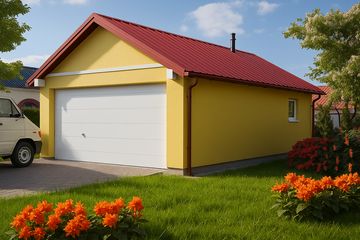  Projekt garażu G23 - Budynek garażowo - gospodarczy (PRA1022) - projekt garażu parterowego - Zdjęcie 1