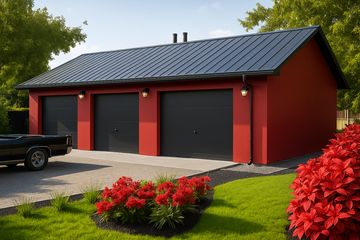  Projekt garażu G32 - Budynek garażowy (PRA1031) - projekt garażu parterowego - Zdjęcie 1