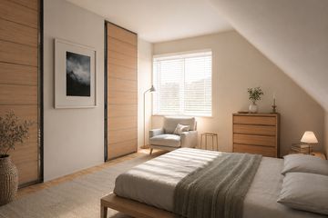 Projekt domu Krzemyk (398) - parterowy z poddaszem dom o powierzchni 123,80 m², dach dwuspadowy - ujęcie 7