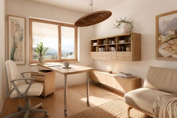 Projekt domu Krab (377) - parterowy z poddaszem dom o powierzchni 92,90 m², dach dwuspadowy - ujęcie 3