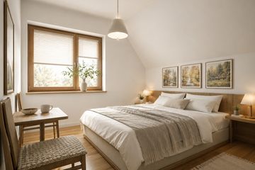 Projekt domu Krab (377) - parterowy z poddaszem dom o powierzchni 92,90 m², dach dwuspadowy - ujęcie 8
