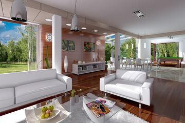  Projekt domu Południowy (WAH1040) - projekt domu z pełnym piętrem - Zdjęcie 4