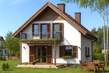  Projekt domu Praktyczny B (WAH1042) - projekt domu parterowego z poddaszem - Zdjęcie 2