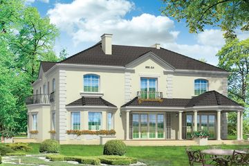  Projekt domu Regent (WAH1050) - projekt domu z pełnym piętrem - Zdjęcie 2