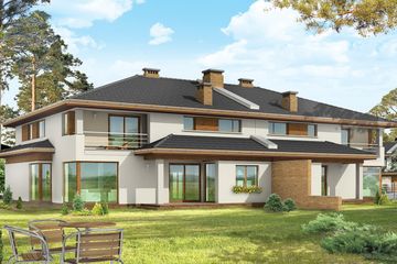  Projekt domu Neptun (WAH1067) - projekt domu z pełnym piętrem - Zdjęcie 2