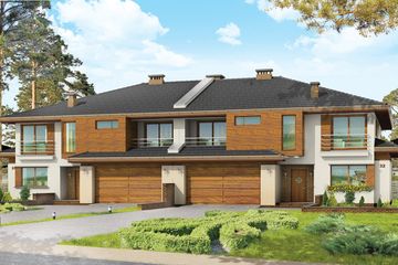  Projekt domu Neptun (WAH1067) - projekt domu z pełnym piętrem - Zdjęcie 1