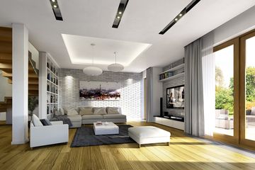  Projekt domu Willa na Borowej (WAH1084) - projekt domu z pełnym piętrem - Zdjęcie 3