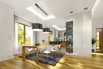  Projekt domu Willa na Borowej (WAH1084) - projekt domu z pełnym piętrem - Zdjęcie 5