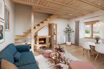  Projekt domu Sosenka 2 (WAH1106) - projekt domu parterowego z poddaszem - Zdjęcie 11