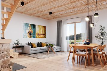  Projekt domu Sosenka 3 (WAH1107) - projekt domu parterowego z poddaszem - Zdjęcie 7