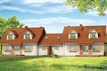  Projekt domu Szkwał (WAH1114) - projekt domu parterowego z poddaszem - Zdjęcie 2