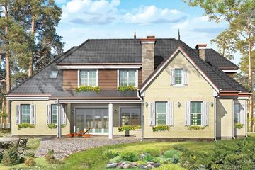  Projekt domu Dallas (WAH1124) - projekt domu parterowego z poddaszem - Zdjęcie 4