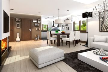  Projekt domu Cztery kąty (WAH1138) - projekt domu parterowego - Zdjęcie 4