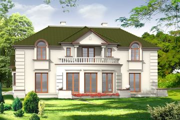  Projekt domu Ambasador (WAH1143) - projekt domu z pełnym piętrem - Zdjęcie 2