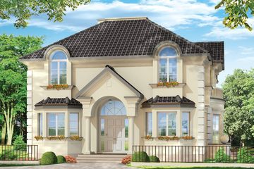  Projekt domu Ambasador 3 (WAH1145) - projekt domu z pełnym piętrem - Zdjęcie 1