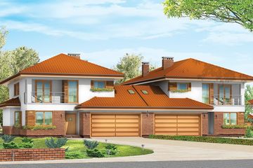  Projekt domu Kasjopea 2 (WAH1164) - projekt domu z pełnym piętrem - Zdjęcie 1