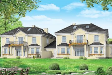  Projekt domu Komorów (WAH1170) - projekt domu z pełnym piętrem - Zdjęcie 2