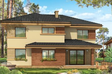  Projekt domu Koral (WAH1171) - projekt domu z pełnym piętrem - Zdjęcie 2