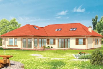  Projekt domu Komfortowy 2 (WAH1177) - projekt domu parterowego - Zdjęcie 2