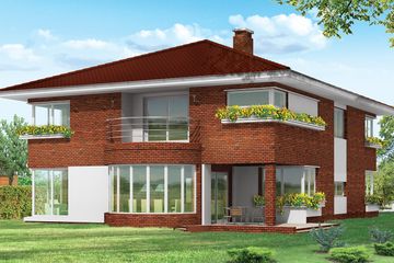  Projekt domu Gabriela 3 (WAH1190) - projekt domu z pełnym piętrem - Zdjęcie 2