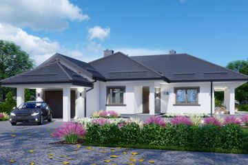  Projekt domu APS 003 (LUA1002) - projekt domu parterowego - Zdjęcie 1