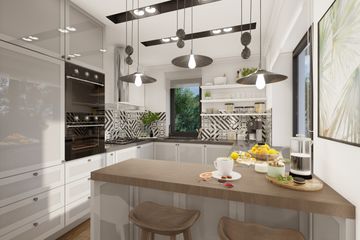  Projekt domu APS 006 (LUA1005) - projekt domu parterowego z poddaszem - Zdjęcie 5