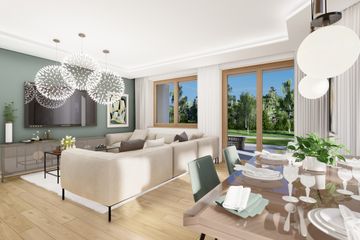  Projekt domu APS 009 (LUA1008) - projekt domu parterowego z poddaszem - Zdjęcie 5