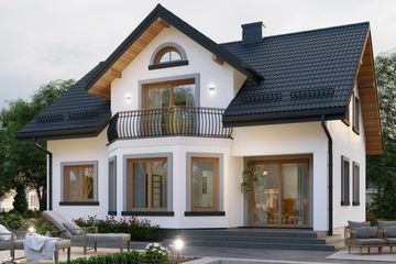  Projekt domu APS 013 (LUA1012) - projekt domu parterowego z poddaszem - Zdjęcie 5