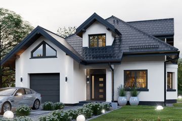  Projekt domu APS 016 (LUA1015) - projekt domu parterowego z poddaszem - Zdjęcie 2